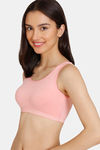 Zivame Girls Double Layered Non Wired Full Coverage Slip-on Beginner Bra (Pack of 2) - Multicolor — thumbnail 3